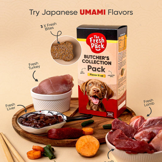 Butcher's Collection For Dogs - "UMAMI" 450 Grams - Best Fresh and Healthy Food for dogs