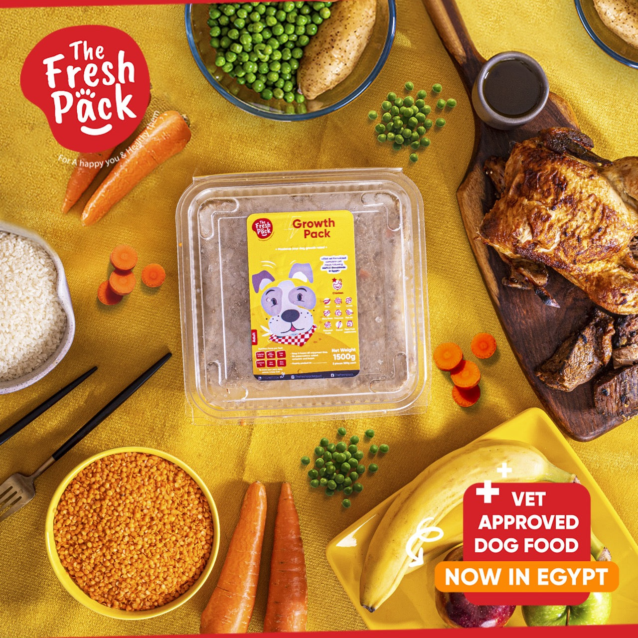 Fresh pack hot sale dog food