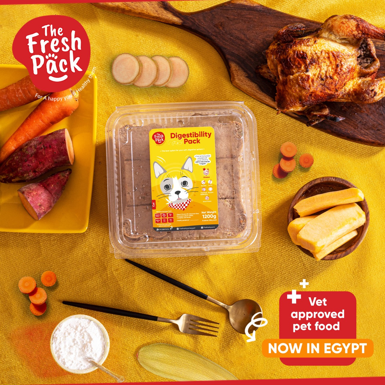 Digestability Pack for cats With Chicken Best Fresh and